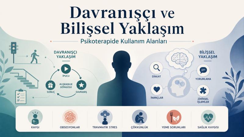 Davranışçı ve Bilişsel Yaklaşım: Psikoterapide Kullanım Alanları